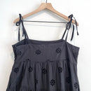 Tie Shoulder Eyelet Dress-11