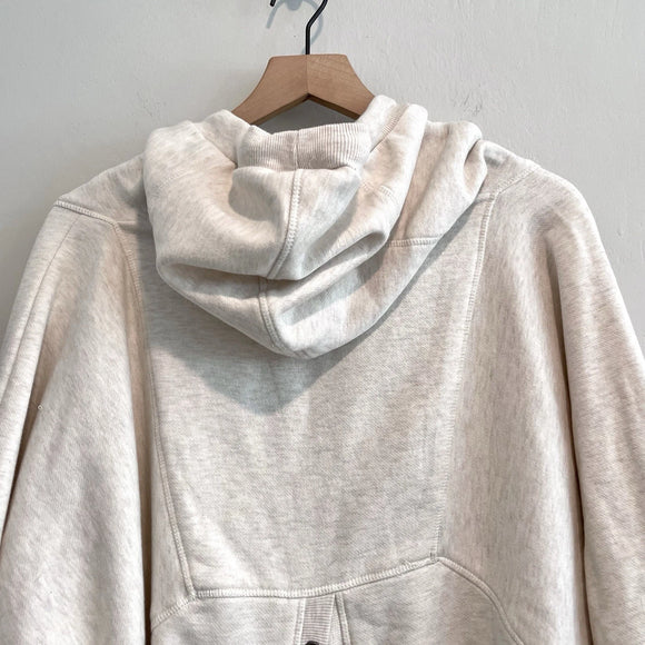 Hooded Lace Up Back Sweatshirt