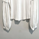 Henley Balloon Sleeve Top-11