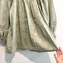 Lace Button Down Top-12