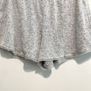 2PC Long Sleeve Top Pull On Lace Trim Shorts-11