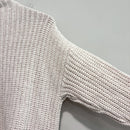 Mock Neck Side Button Chunky Sweater-11