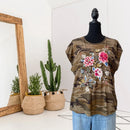 Embroidered Camo Tee-1