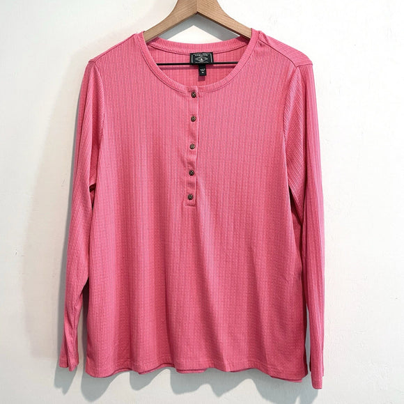 Long Sleeve Henley Top