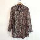 Leopard Silk Button Down Tunic-2