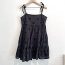 Tie Shoulder Eyelet Dress-2