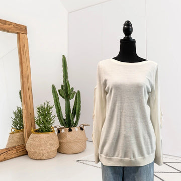 Bow Tie Sleeve Sweater