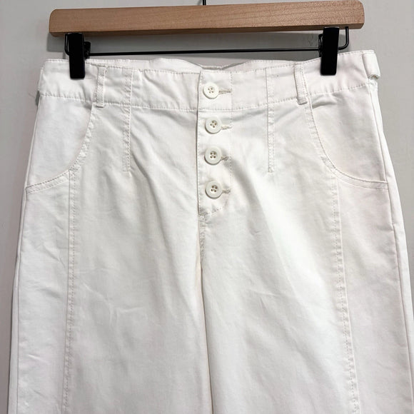 Button Ankle Chino Pants