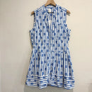 Striped Button Down Dress-2