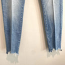 Raw Step Hem Skinny Jeans-3