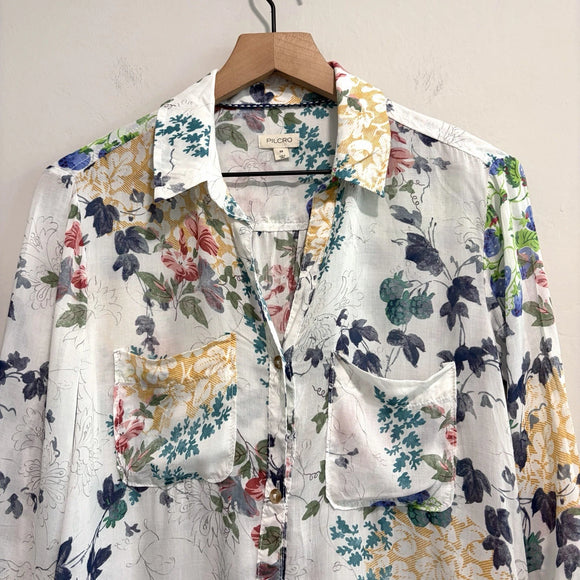 Floral Button Down Top