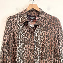 Leopard Silk Button Down Tunic-3