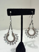 Beaded U Shape Earrings-3