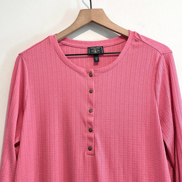 Long Sleeve Henley Top