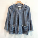 Raw Hem Chambray Jacket-2