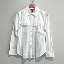 Scalloped Trim Button Down Top-2