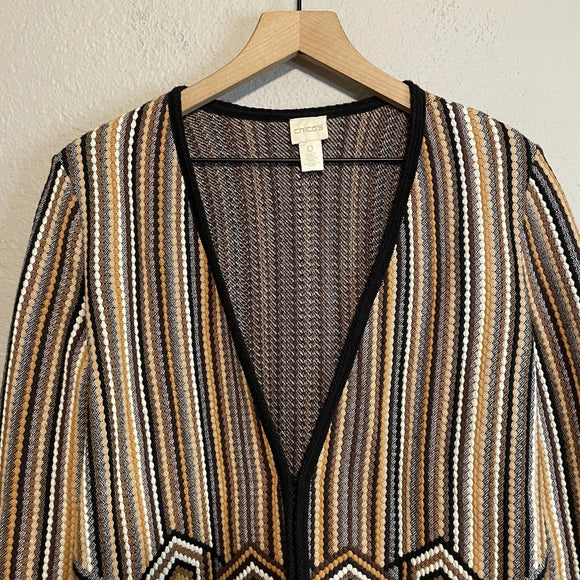 Geometric Cardigan