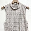 Mock Neck Lace Top-3