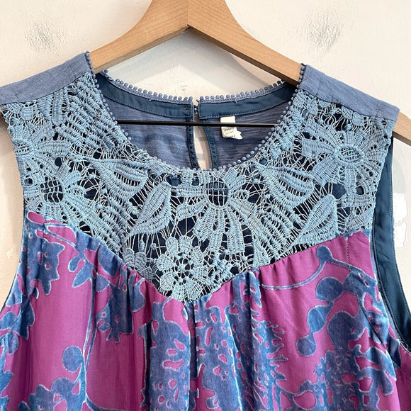 Velvet Sleeveless Drawstring Top