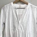 V-Neck Tiered Ruffle Hem Top-3