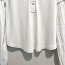 Henley Balloon Sleeve Top-4