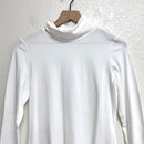 Lace Trim Long Sleeve Turtleneck-3