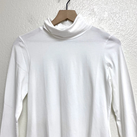 Lace Trim Long Sleeve Turtleneck