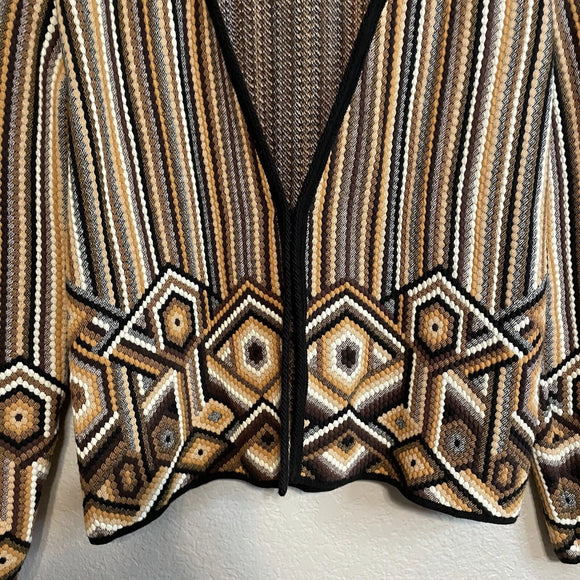 Geometric Cardigan