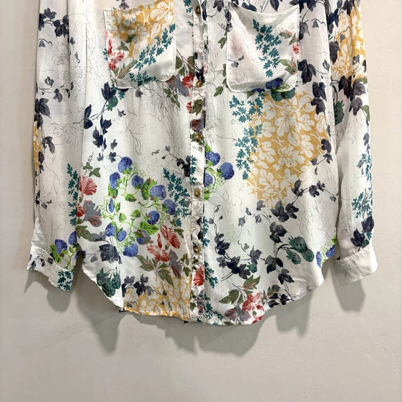 Floral Button Down Top