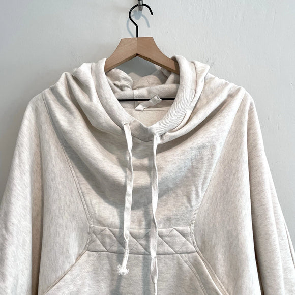 Hooded Lace Up Back Sweatshirt