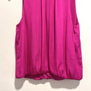 Smocked Mock High Neck Satin Top-4