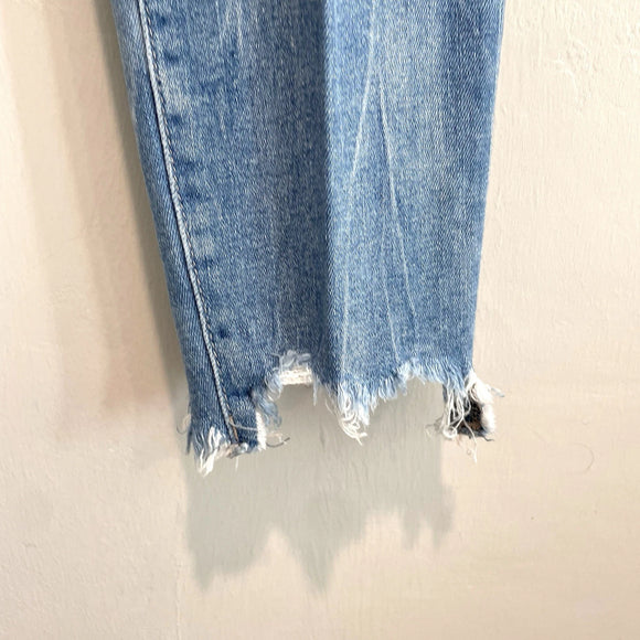 Raw Step Hem Skinny Jeans
