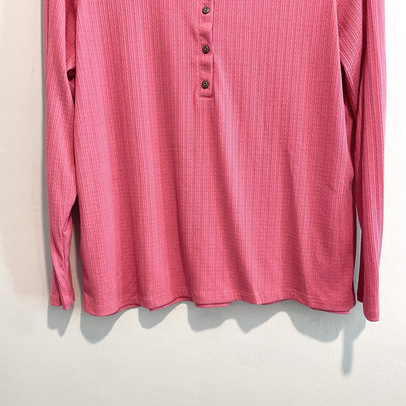 Long Sleeve Henley Top
