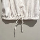 Cinch Hem Tie Button Top-4