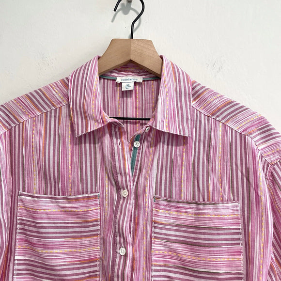 Striped Button Down Top
