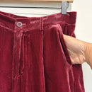 Velvet Wide Leg Pants-4