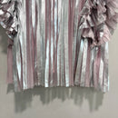 Foil Pleated Overlay Top-4