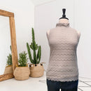 Mock Neck Lace Top-1