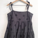 Tie Shoulder Eyelet Dress-4