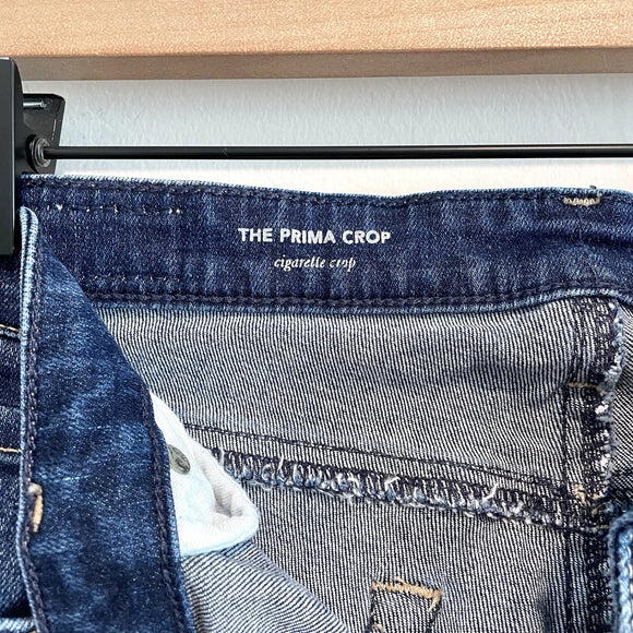 Cigarette Crop Cut Off Jeans