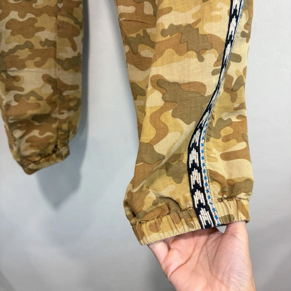 Camo Embroidered Cargo Joggers