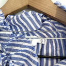 Striped Ruffle Button Down Top-5
