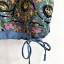 Velvet Sleeveless Drawstring Top-5