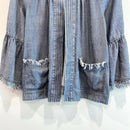 Raw Hem Chambray Jacket-4