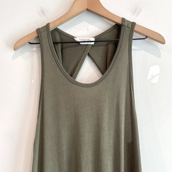 Twist Open Back Maxi Dress