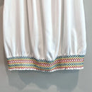 Floral Embroidered Smocked Top-4
