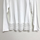 Lace Trim Long Sleeve Turtleneck-4