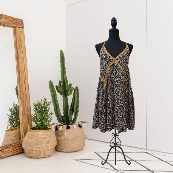 Floral Spaghetti Strap Dress