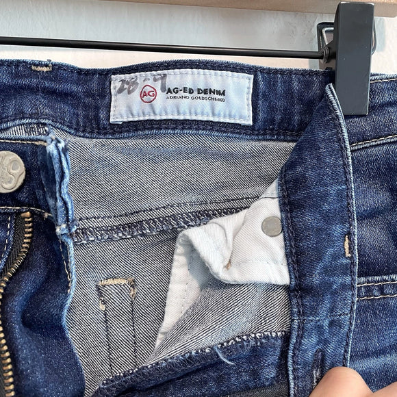 Cigarette Crop Cut Off Jeans