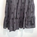 Tie Shoulder Eyelet Dress-5
